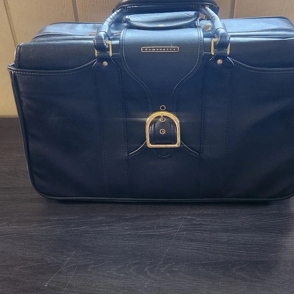 Black Samsinite Leather Men's Bag - Picture 12 of 14